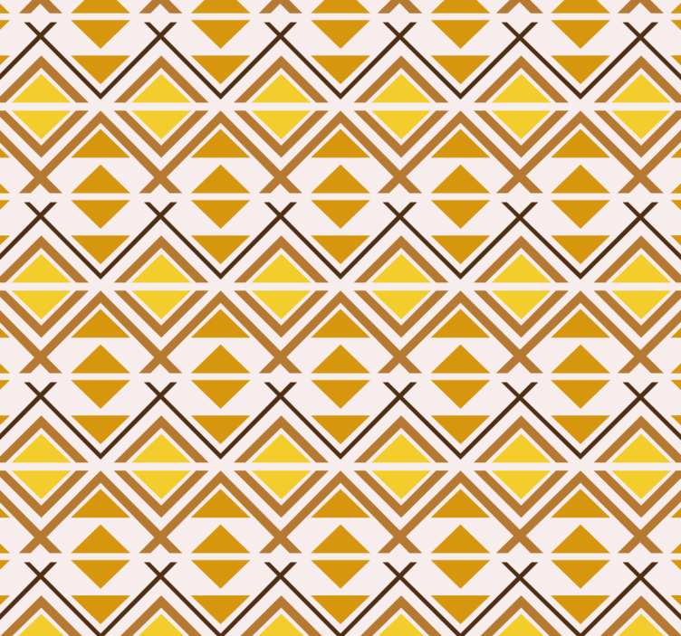 Rumeni roloji geometrijska grafična zasnova - TenStickers