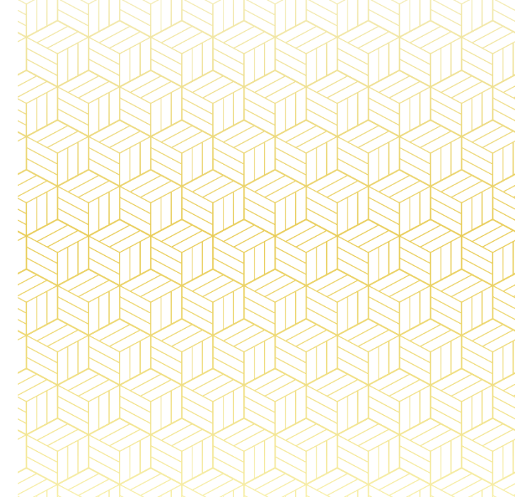 Sodobni senčilo z zlatimi geometrijskimi kockami - TenStickers