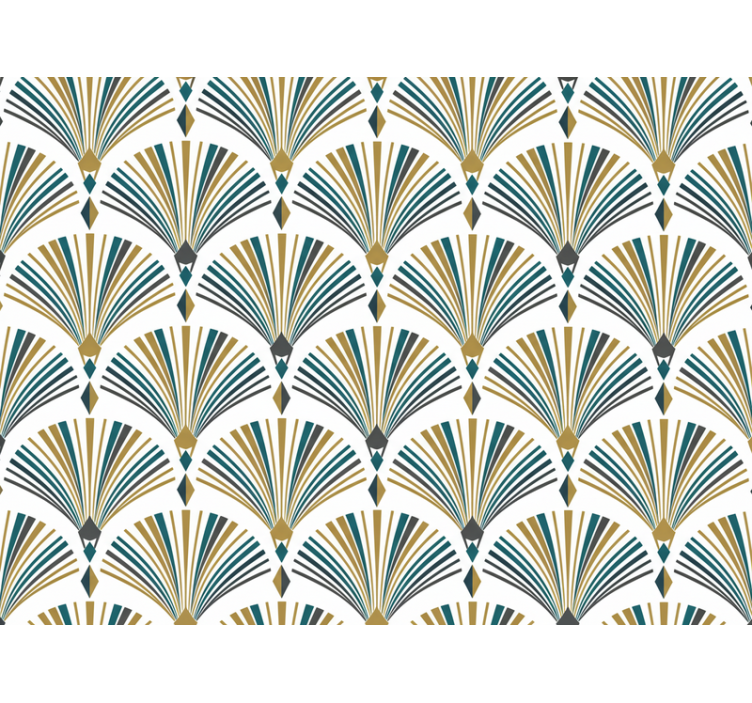 Sodobni senčilo vintage gatsby ventilatorski mural - TenStickers