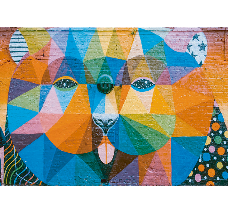 Rolo zavesa za dnevno sobo tribal grafiti - TenStickers