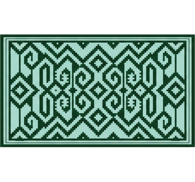 Zeleno rolo zaveso mapuške zelene barve - TenStickers