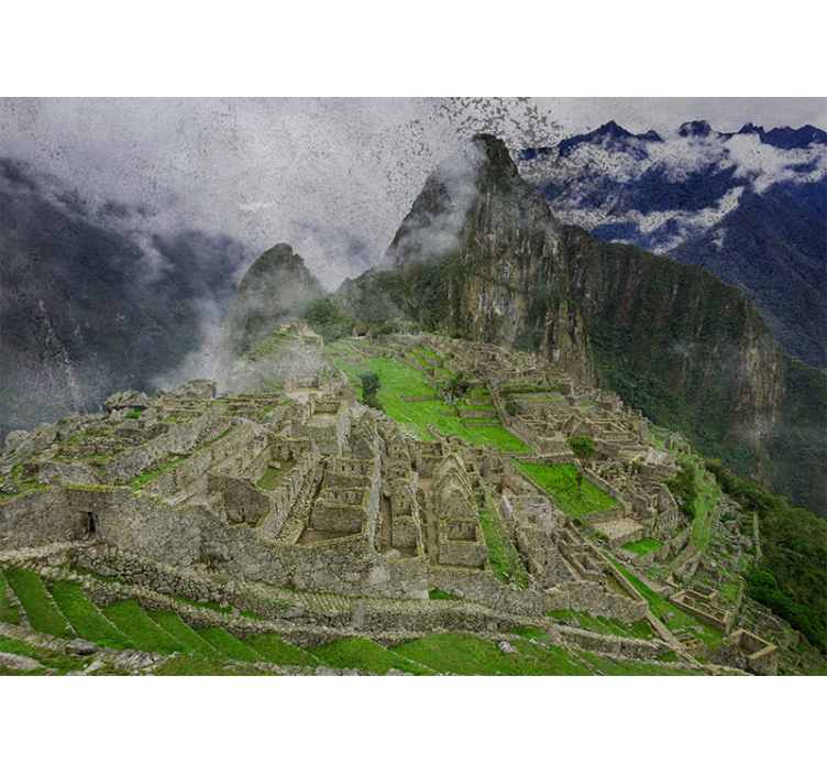 Rolo zavesa za dnevno sobo machu picchu - TenStickers
