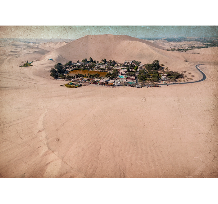 Rolo zavesa za dnevno sobo sandy huacachina - TenStickers