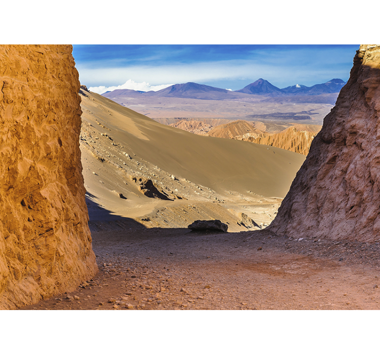 Rolo zavesa za dnevno sobo atacama puščavski dizajn - TenStickers