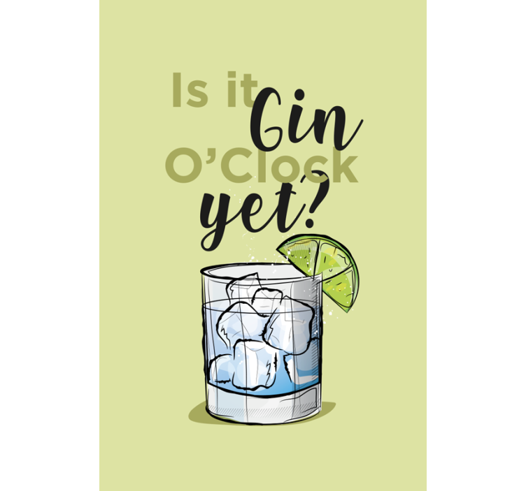 Je to gin text rolo - TenStickers