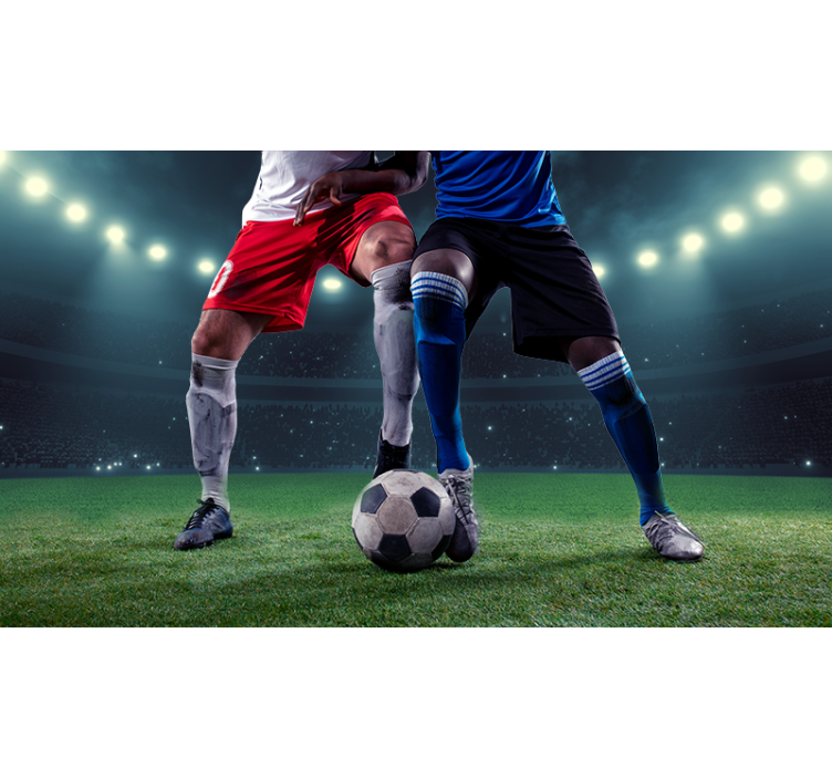 žogo na stadionu nogometnega Roletaga - TenStickers