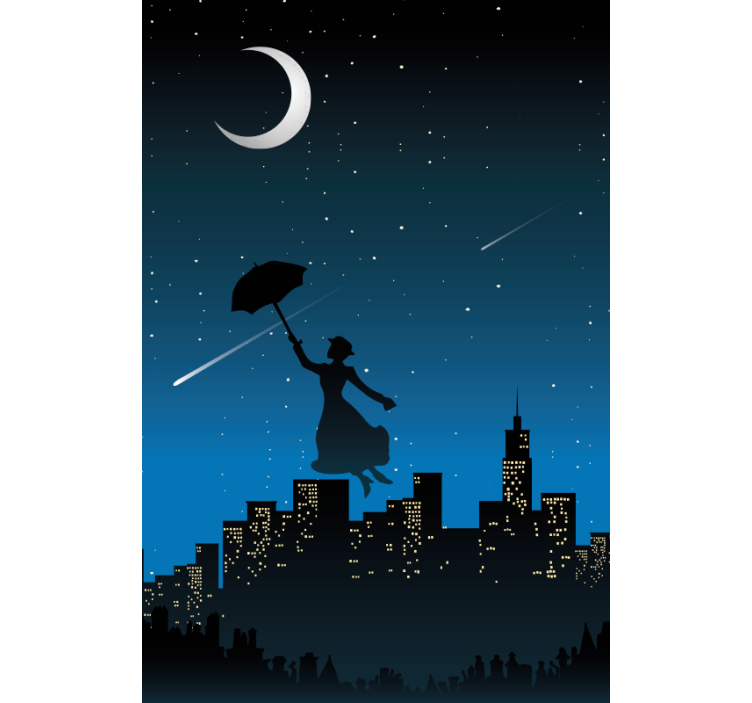 Mary poppins, ki leti v tv seriji - TenStickers