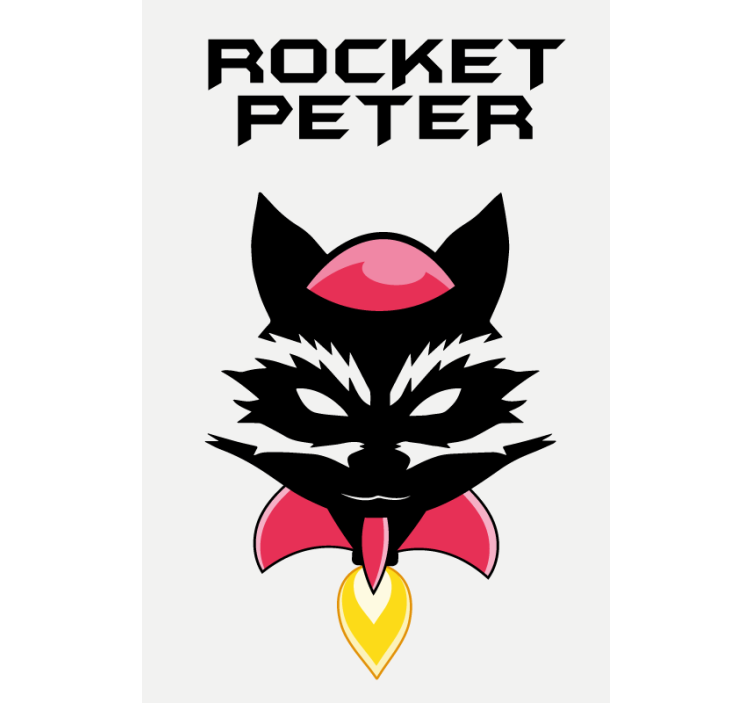 Hero rakun geek rolo zavese - TenStickers