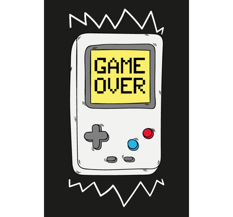 Retro konzola geek rolo - TenStickers