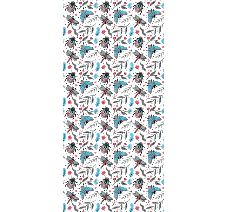 Rože in žuželke sadijo Roleta - TenStickers