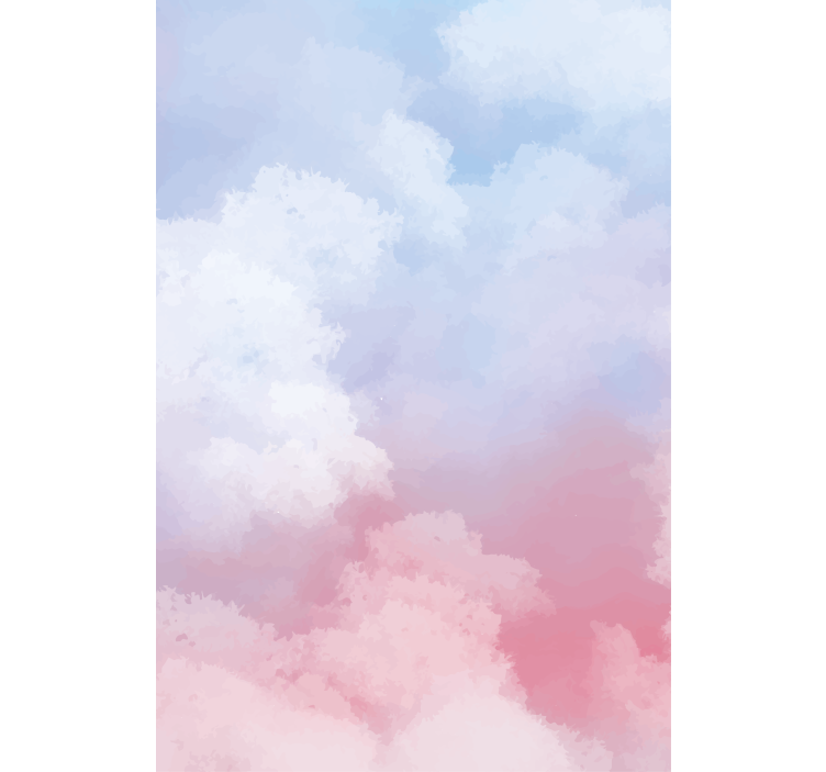 Ročno poslikani nebo oblaki glavna spalnica - TenStickers