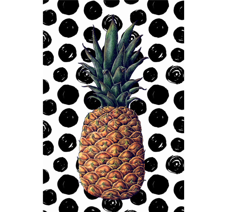 Ananas s pikami sadje in zelenjava senčilo - TenStickers