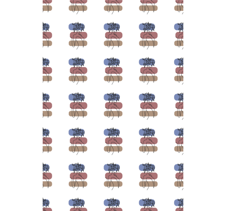 Geometrijsko žensko oblikovanje cvetlični senčilo - TenStickers