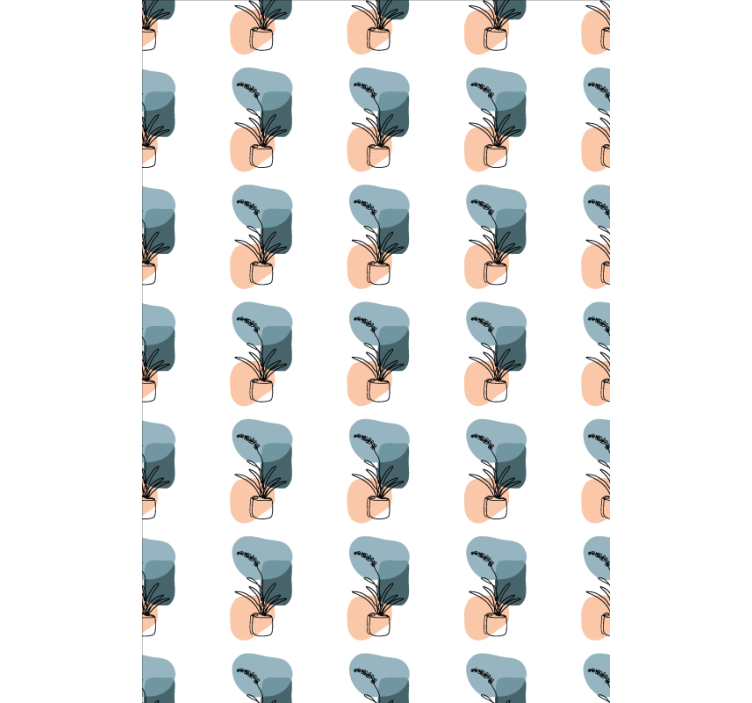 Minimalistično oblikovanje orhidej cvetlični senčilo - TenStickers