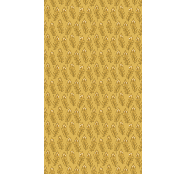 Zlato puranje perje razne živalske Roleta - TenStickers