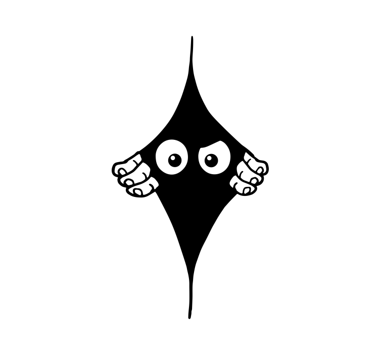 Smešne enobarvne rolo žaluzije - TenStickers