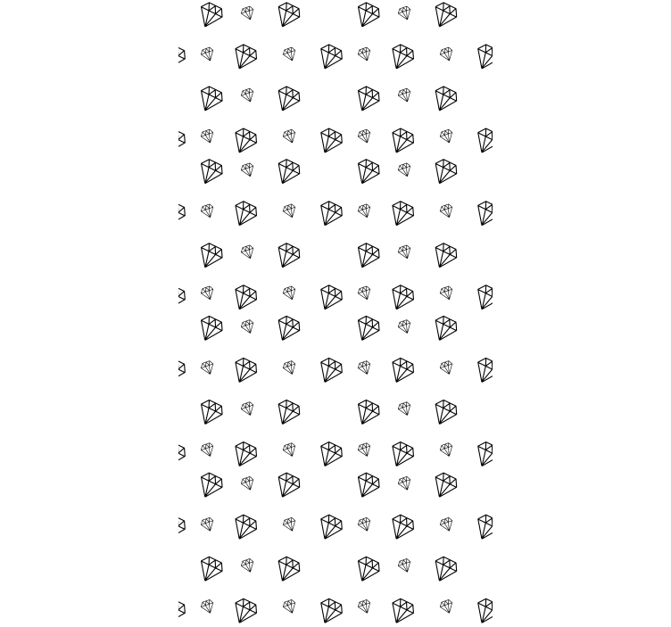 črno-beli diamanti izvirnik rolo senčilo - TenStickers