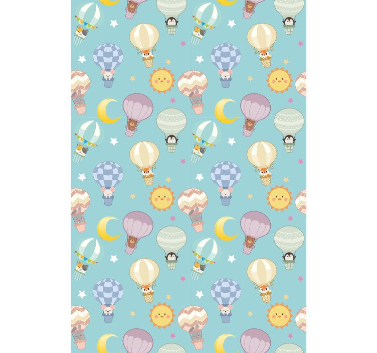 Baloni in sončki otroška rolo senčila - TenStickers