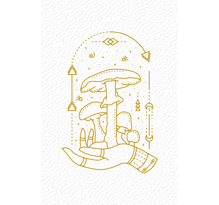 Ročna ponudba gob cvetje in rastline senčilo - TenStickers