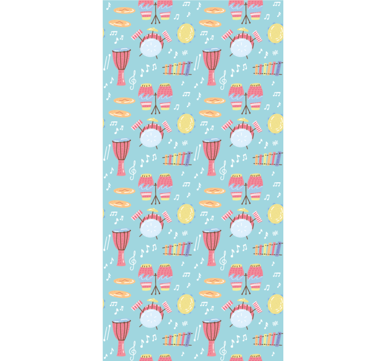 Vzorci glasbil izvirnik rolo senčilo - TenStickers