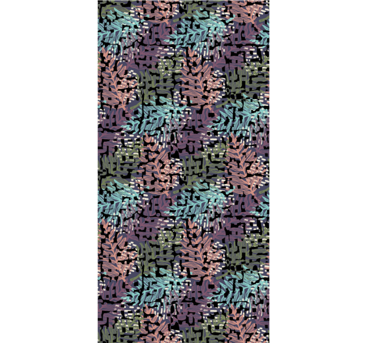 Barvita originalna brizgana cvetlična roletna - TenStickers