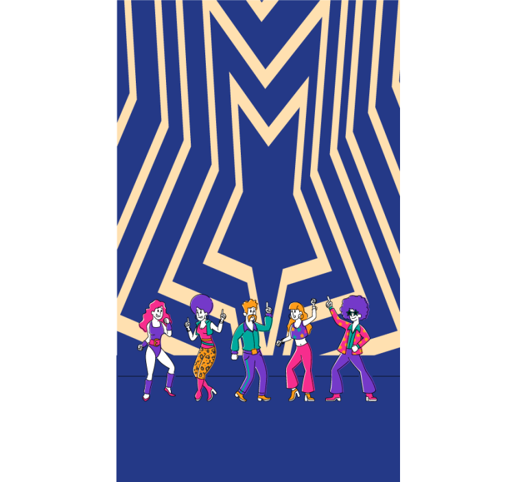 Disco dance vibe zabavno senčilo - TenStickers