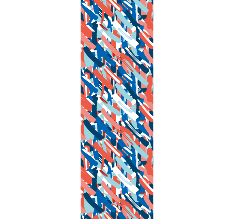 Drzne poteze čopiča tekstura in vzorec senčilo - TenStickers