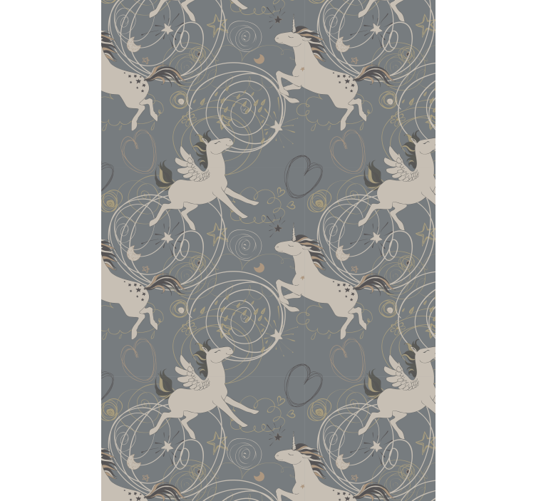 čarobni vzorec samorogov otroška rolo senčila - TenStickers