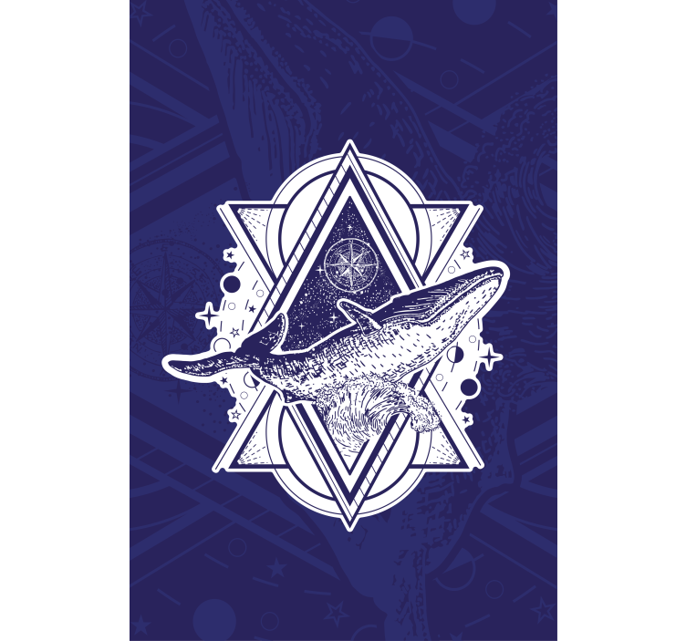 Masivna silhueta kita živali senčilo - TenStickers