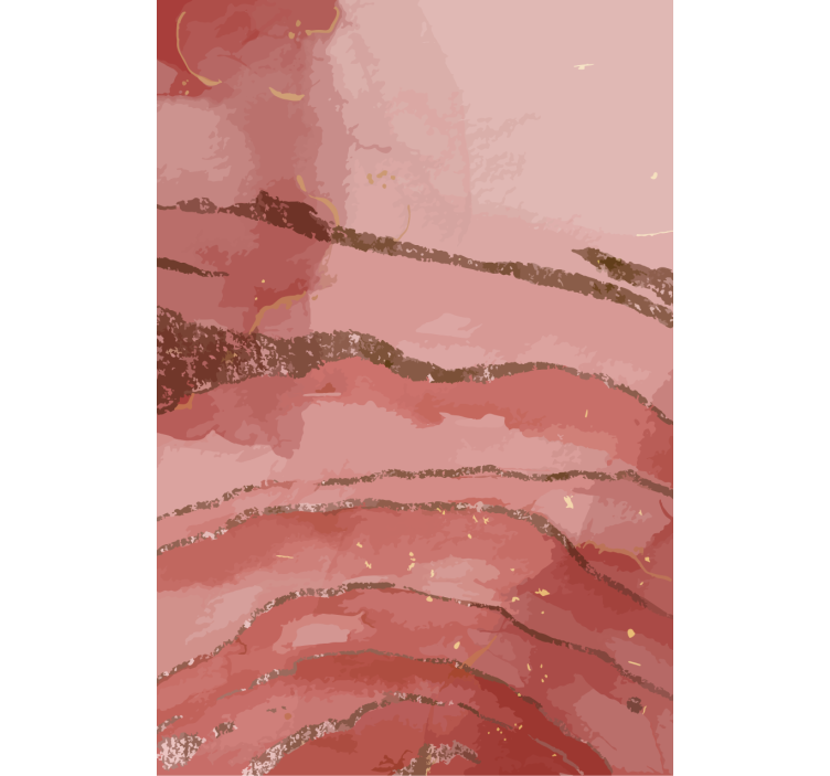 Bleščice pozlačeni valovi vzorčeni senčilo - TenStickers