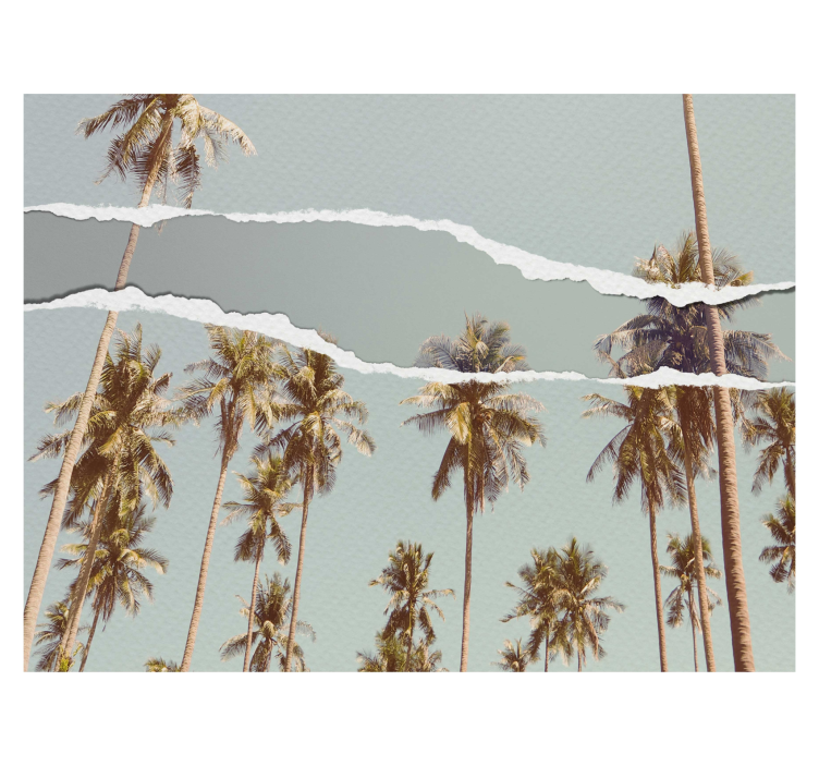 Palmovo poletno oblikovanje gred rolo senčilo - TenStickers