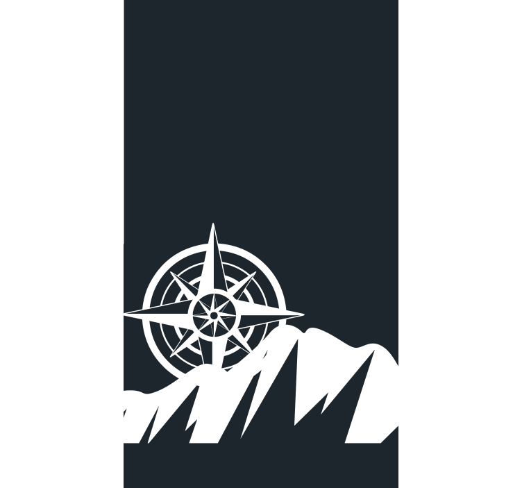 Gorska in kompasna originalna roleta - TenStickers