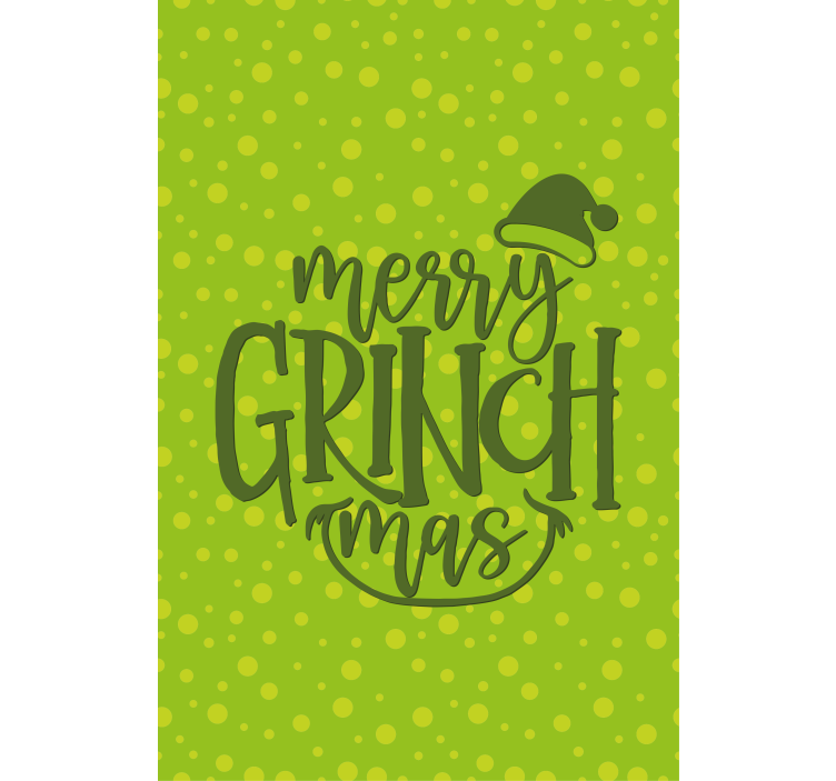 Veselo grinchmas cheer rolo zavesa z besedilom - TenStickers