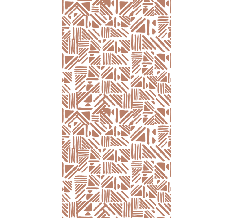 Elementi geometrijskega vzorca rolo zavesa za spalnico - TenStickers