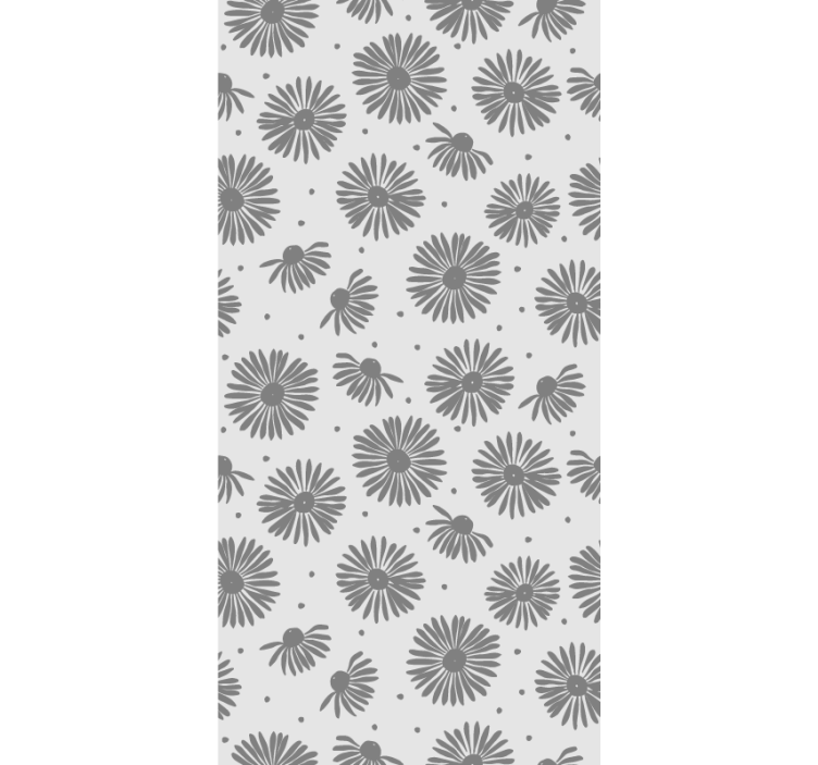 Topli sivi toni rože Roleta rože - TenStickers