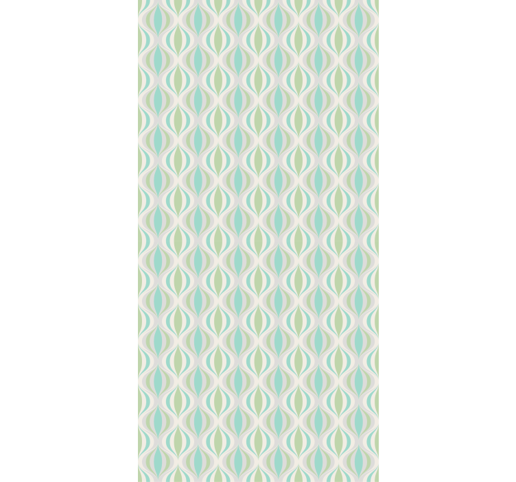 Svetle barve vintage rolete z vzorcem 70-ih - TenStickers