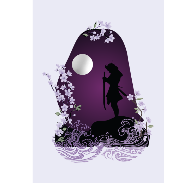 Silhueta mečevalca zabavno senčilo - TenStickers