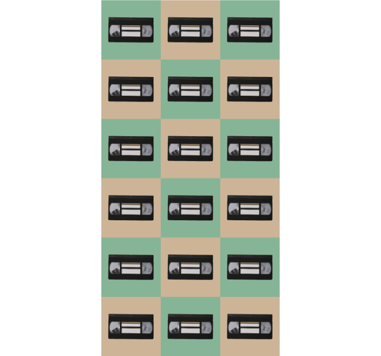 Retro vzorec traku letnik senčilo - TenStickers