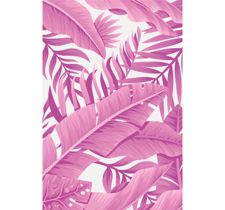 Tropical leaf motif cvetje in rastline senčilo - TenStickers