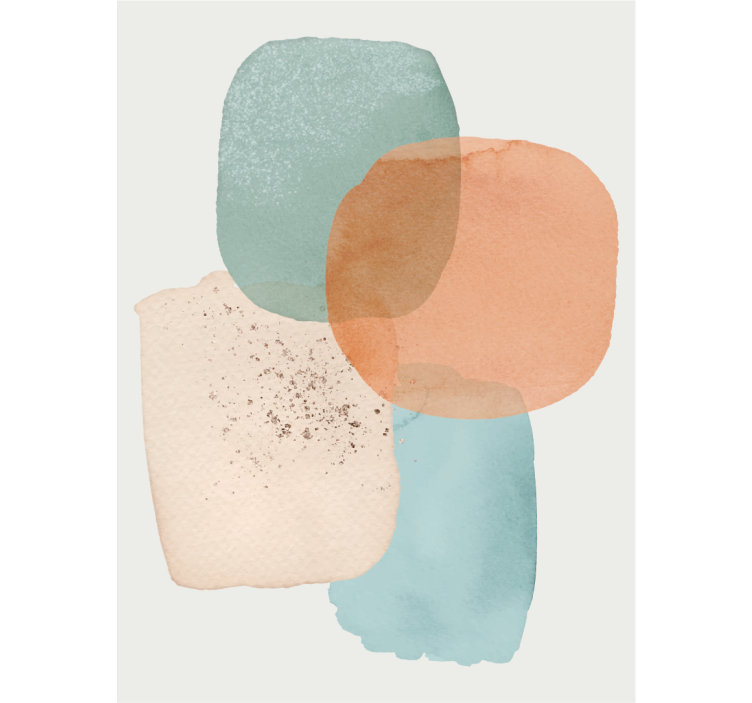 Geometrijske barvne madeže sodobni senčilo - TenStickers