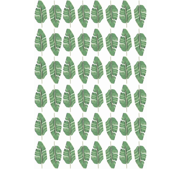 Leaf pattern motif cvetje in rastline senčilo - TenStickers