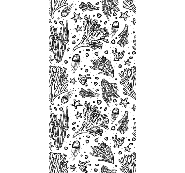 Vzorci morskega življenja živali senčilo - TenStickers