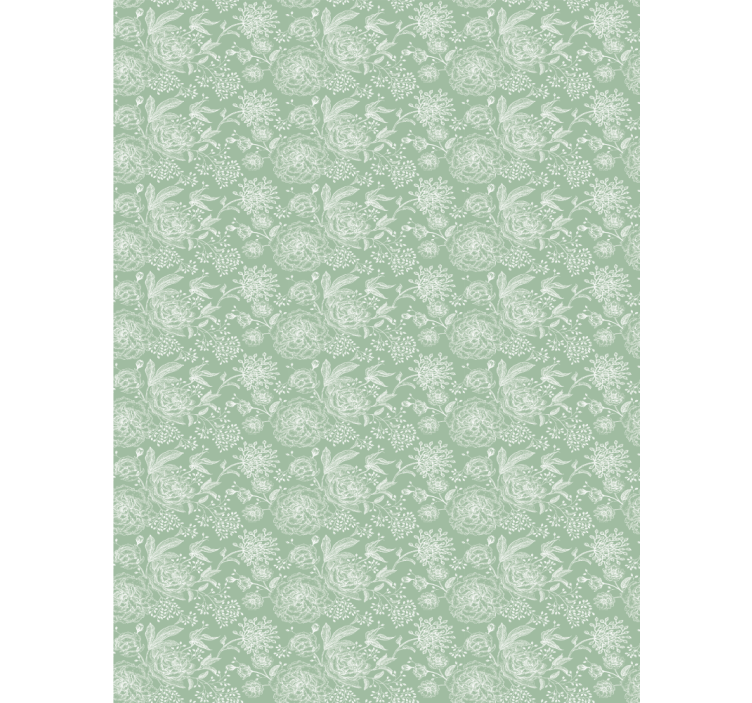 Nežni rastlinski elementi cvetje in rastline senčilo - TenStickers