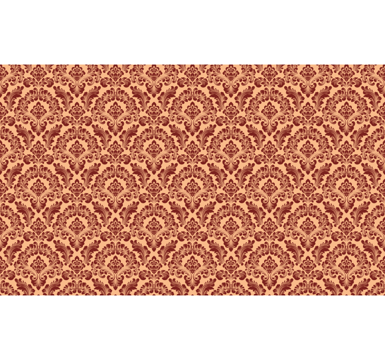 Zapletena cvetlična tema elegantna rolo zavesa - TenStickers