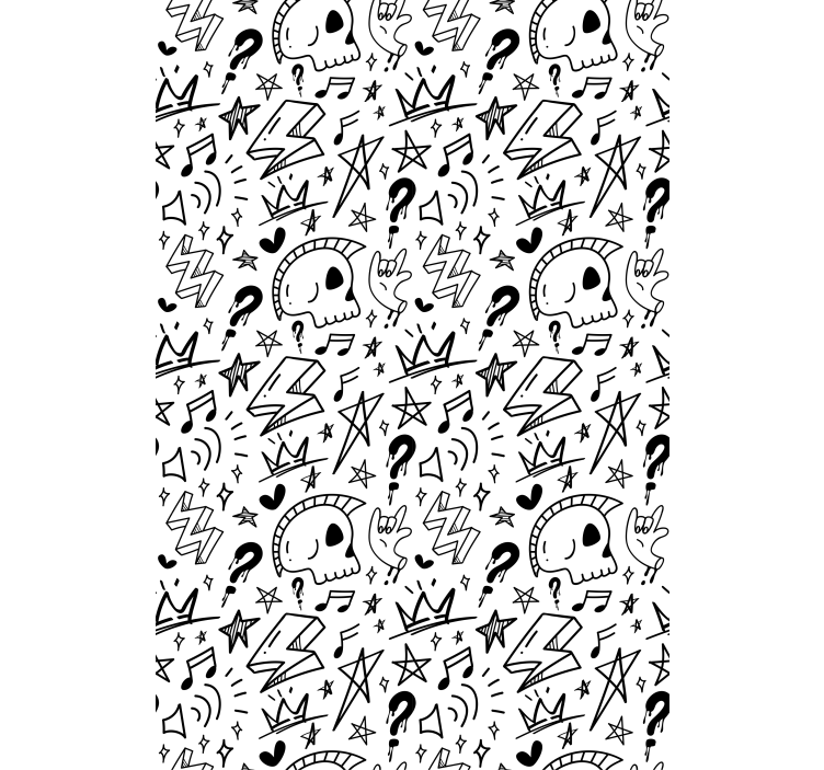 Kul znaki vzorec najstniški Roleta - TenStickers