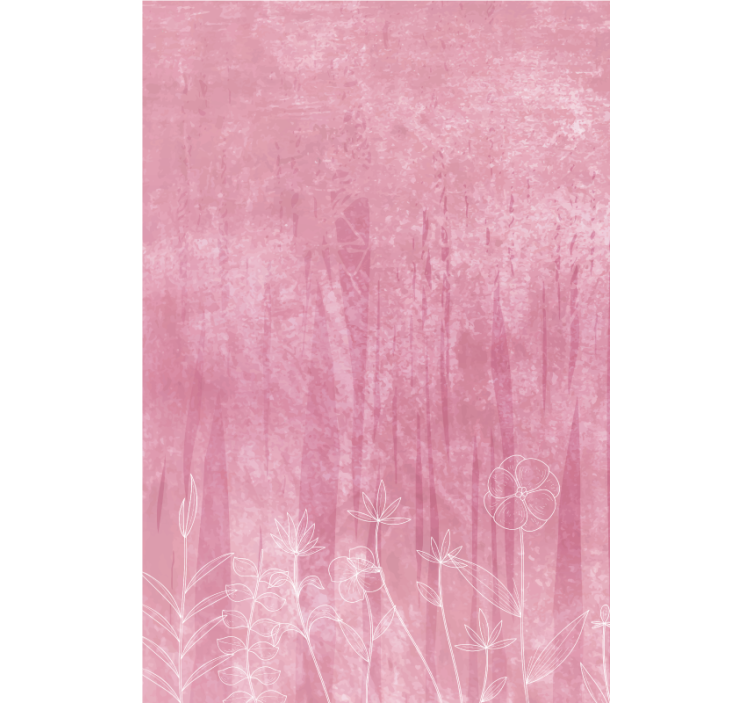 Oblikovanje cvetlične silhuete cvetje in rastline senčilo - TenStickers