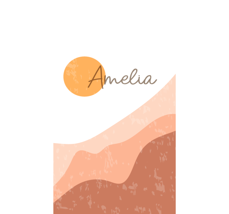 Abstraktni dizajn sončnega vzhoda sodobni senčilo - TenStickers