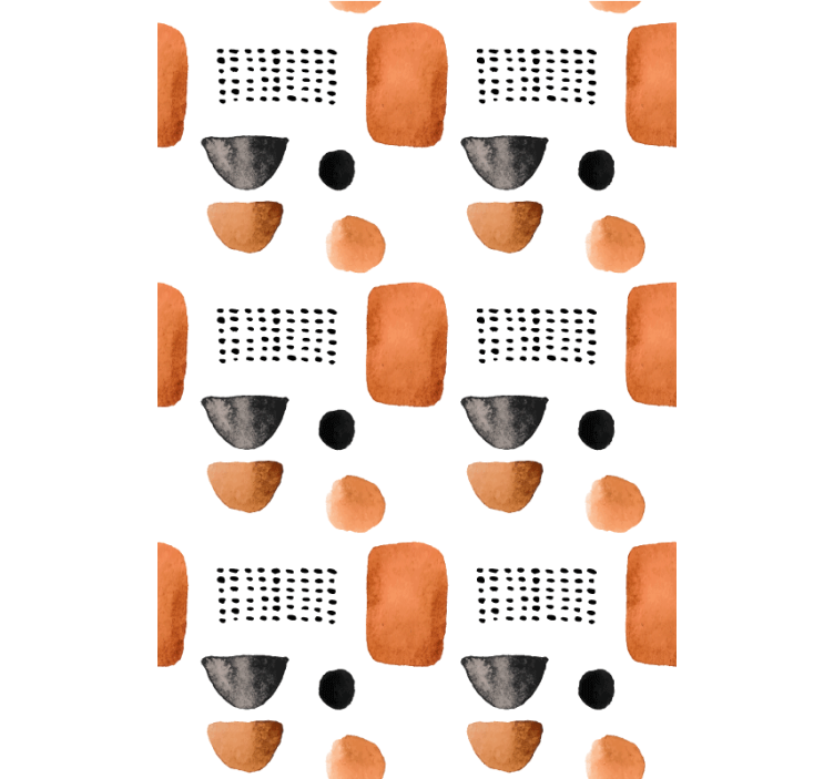 "boho" naravne barve abstraktno rolo slikanje - TenStickers