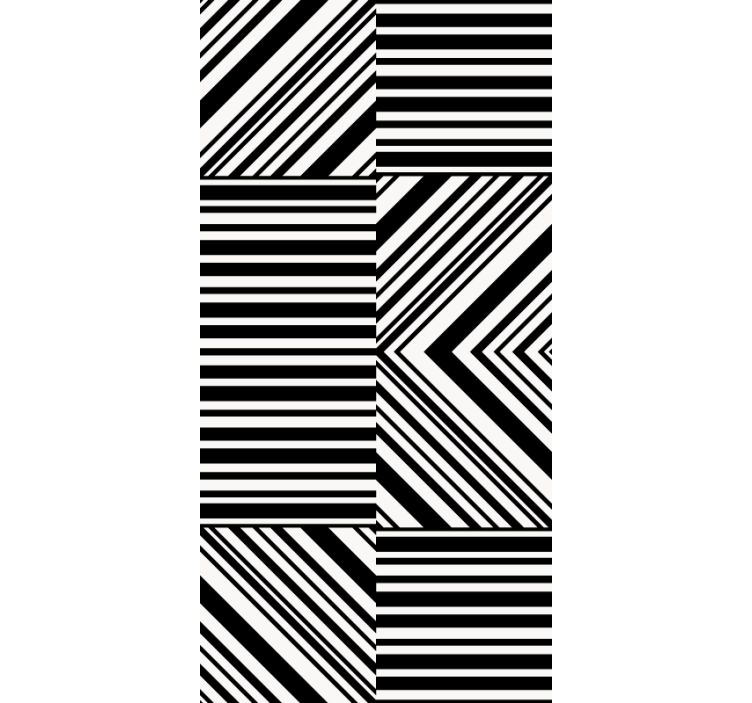 Linearni geometrijski vzorci tekstura in vzorec senčilo - TenStickers