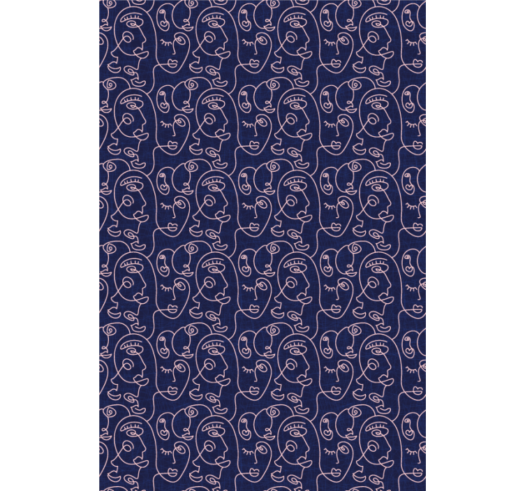 Abstraktni vzorec obraza vzorčeni senčilo - TenStickers